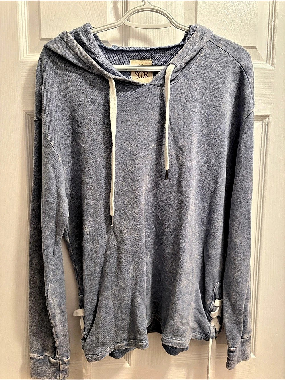 Chaser Blue Cotton-Linen Jogger Set Size Small